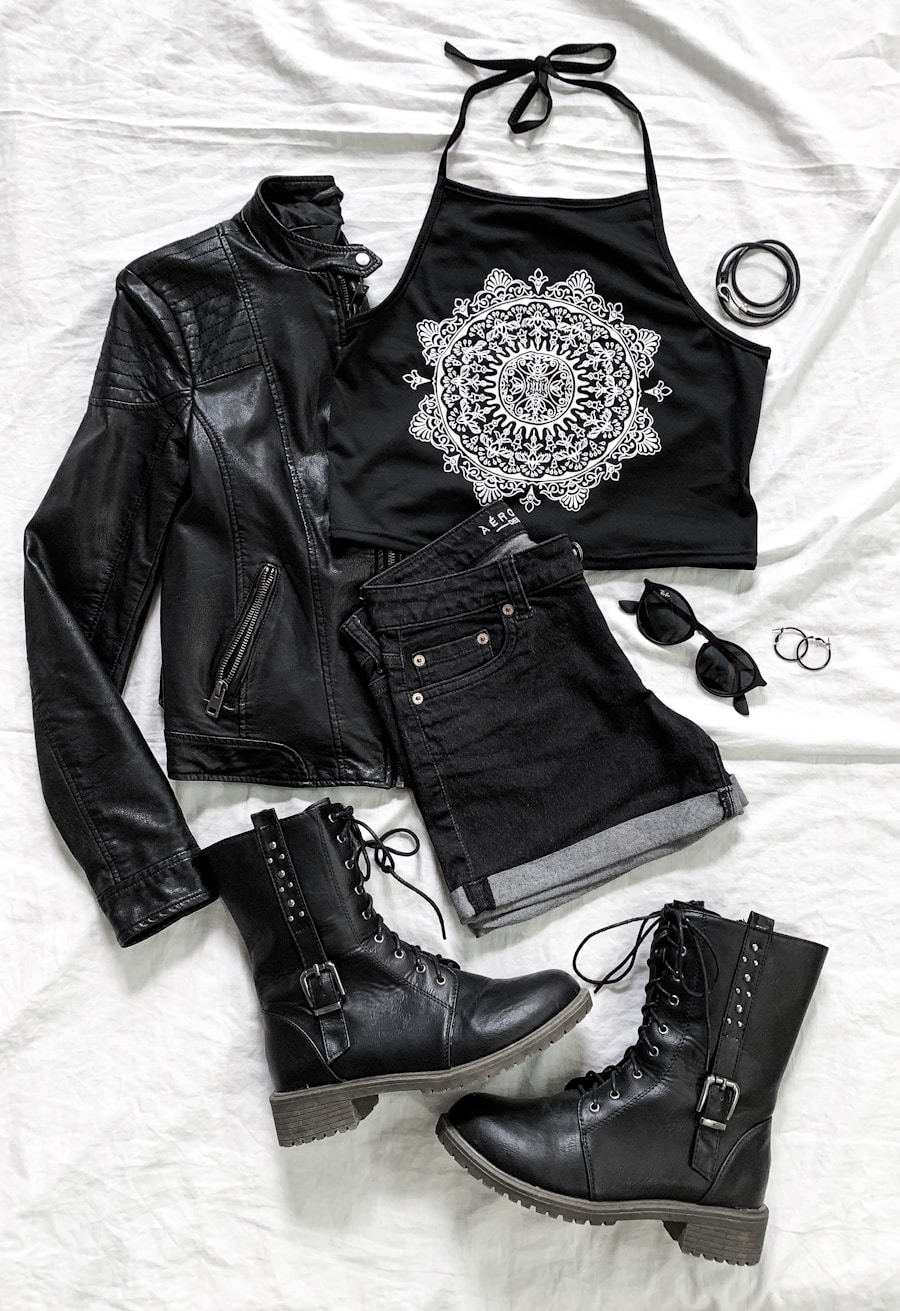 Photo biker jacket